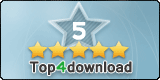 Top4Download.com 5 stars