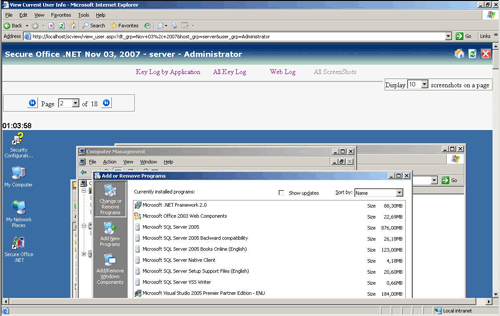 Secure Office Web Logs
